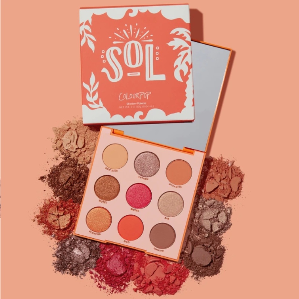 🔥2/$30 🎉HP! 🍁Sol Colourpop Shadow Palette - Picture 4 of 4